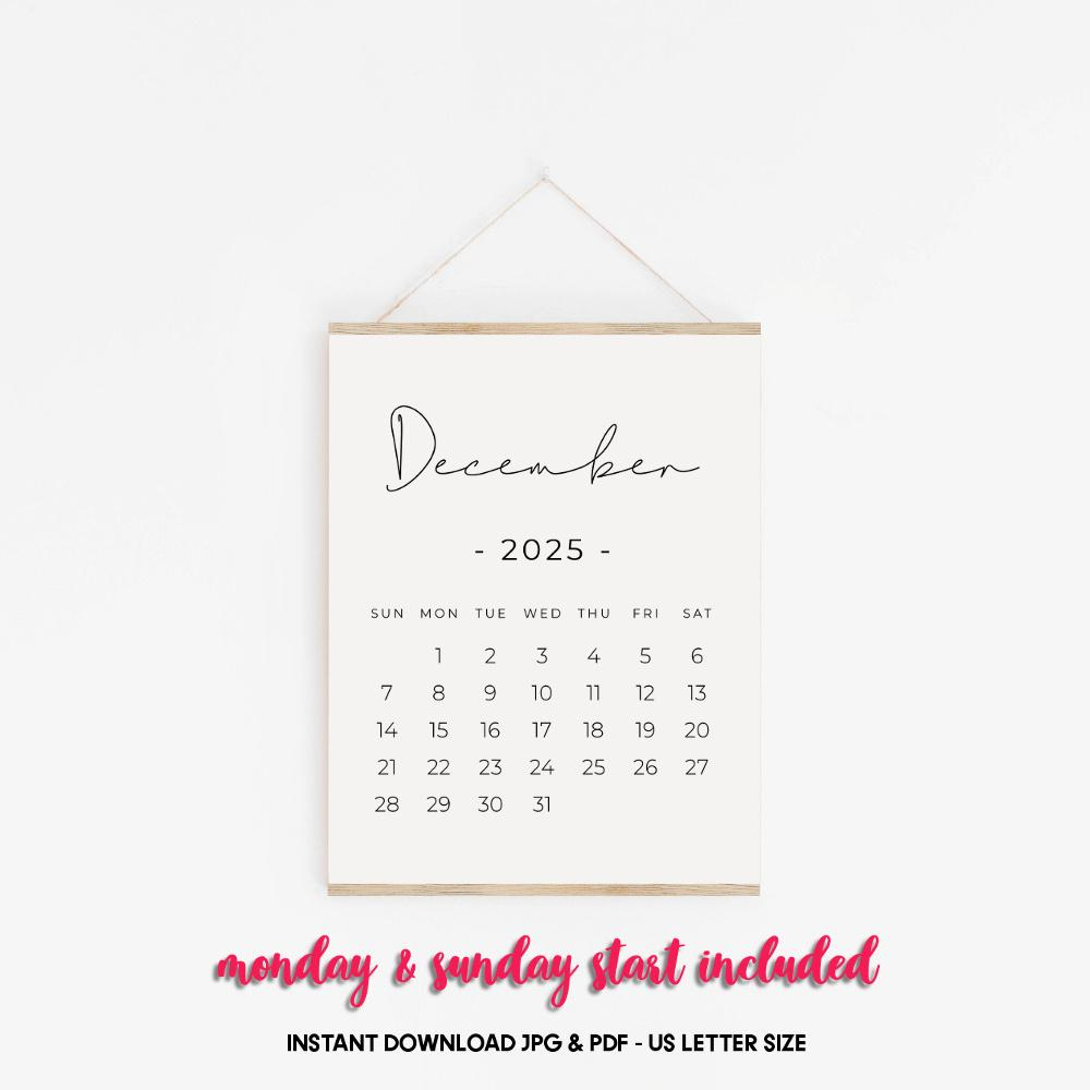 December 2025 Printable Calendar, Pregnancy Calendar Digital within Free Printable Pregnancy Announcement Calendar December 2025
