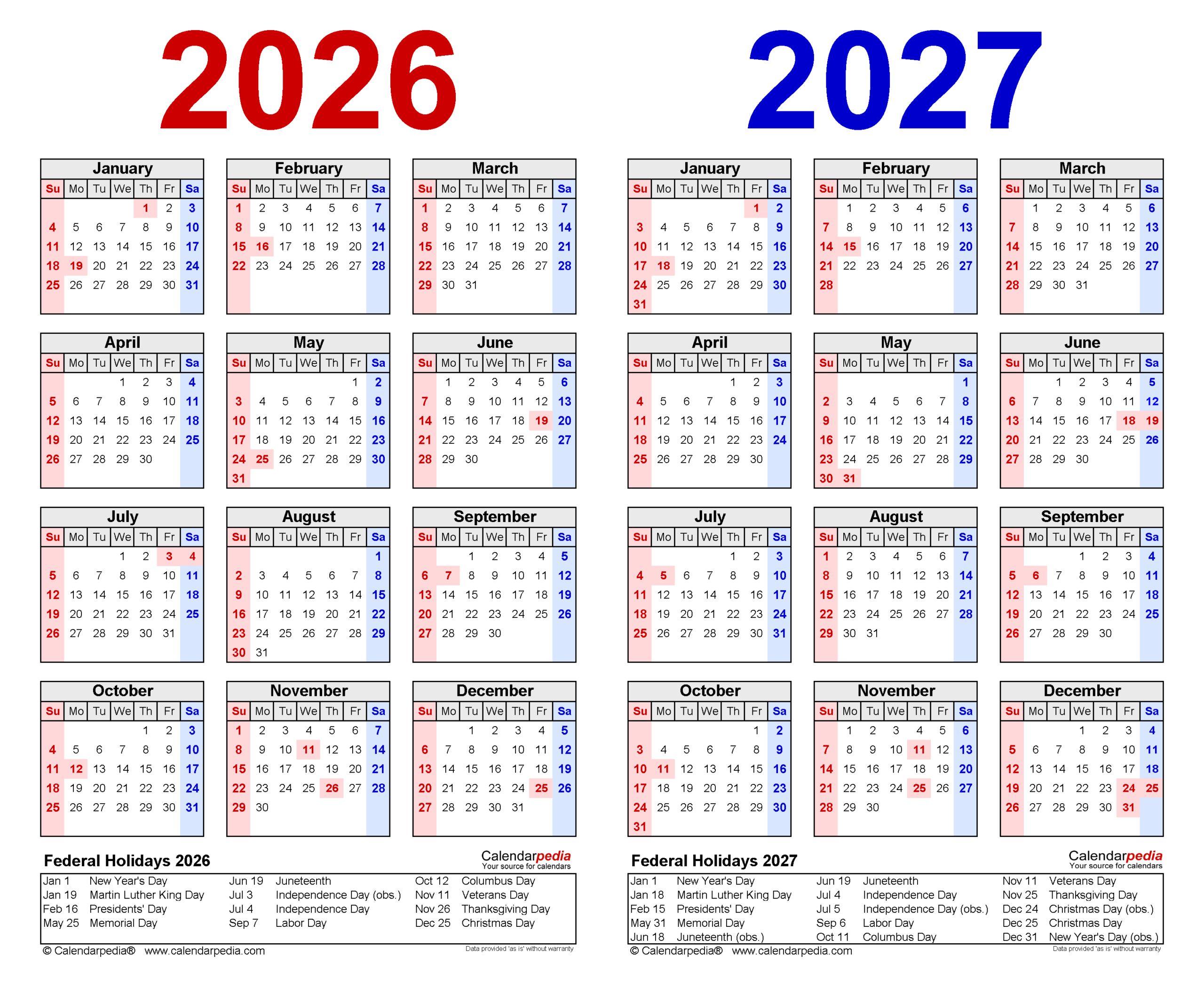 2026-2027 Two Year Calendar - Free Printable Pdf Templates pertaining to March 2026 to February 2027 Calendar