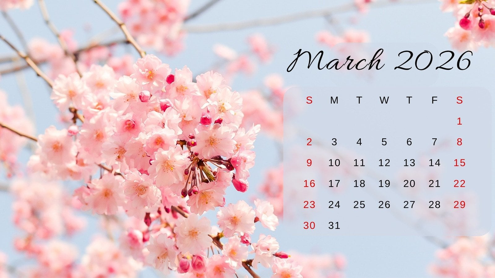 March 2026 Calendar Wallpapers - Wallpaper Cave in March Calendar Wallpaper 2026