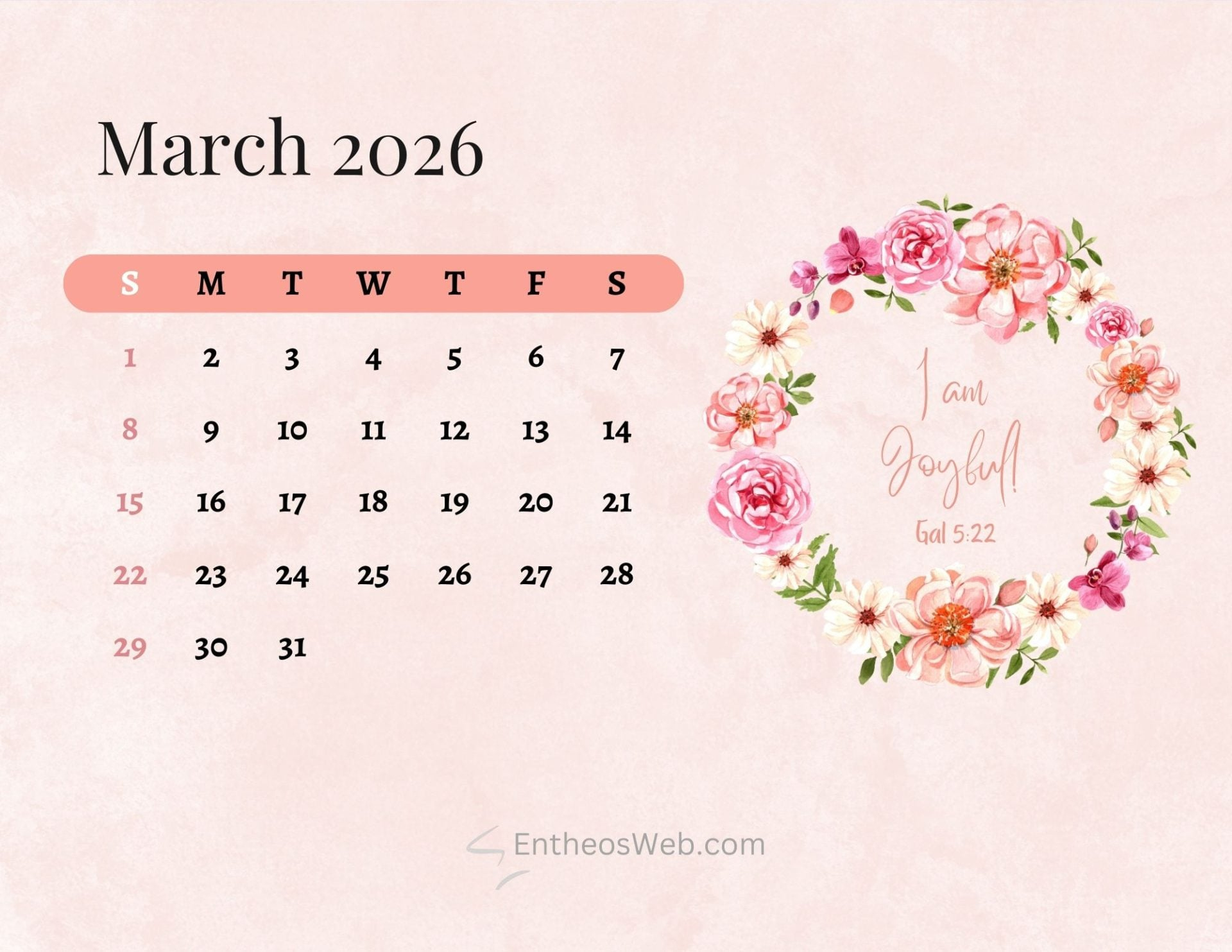 March 2026 Calendar Wallpapers - Wallpaper Cave within March 2026 Desktop Calendar