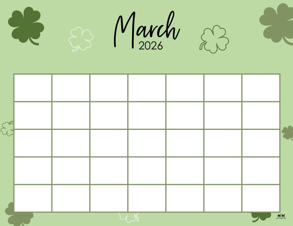 March 2026 Calendars - 150 Free Printables | Printabulls throughout March Calendar 2026 Printable Free Wiki
